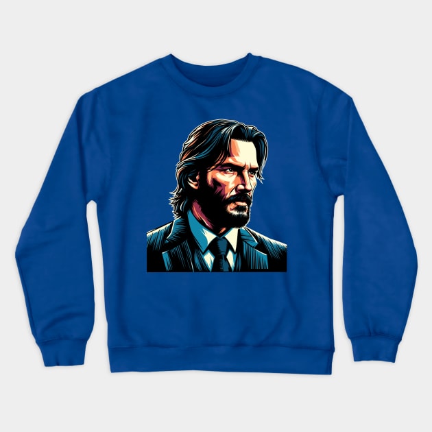 John Wick 4 Crewneck Sweatshirt by dolanjaran